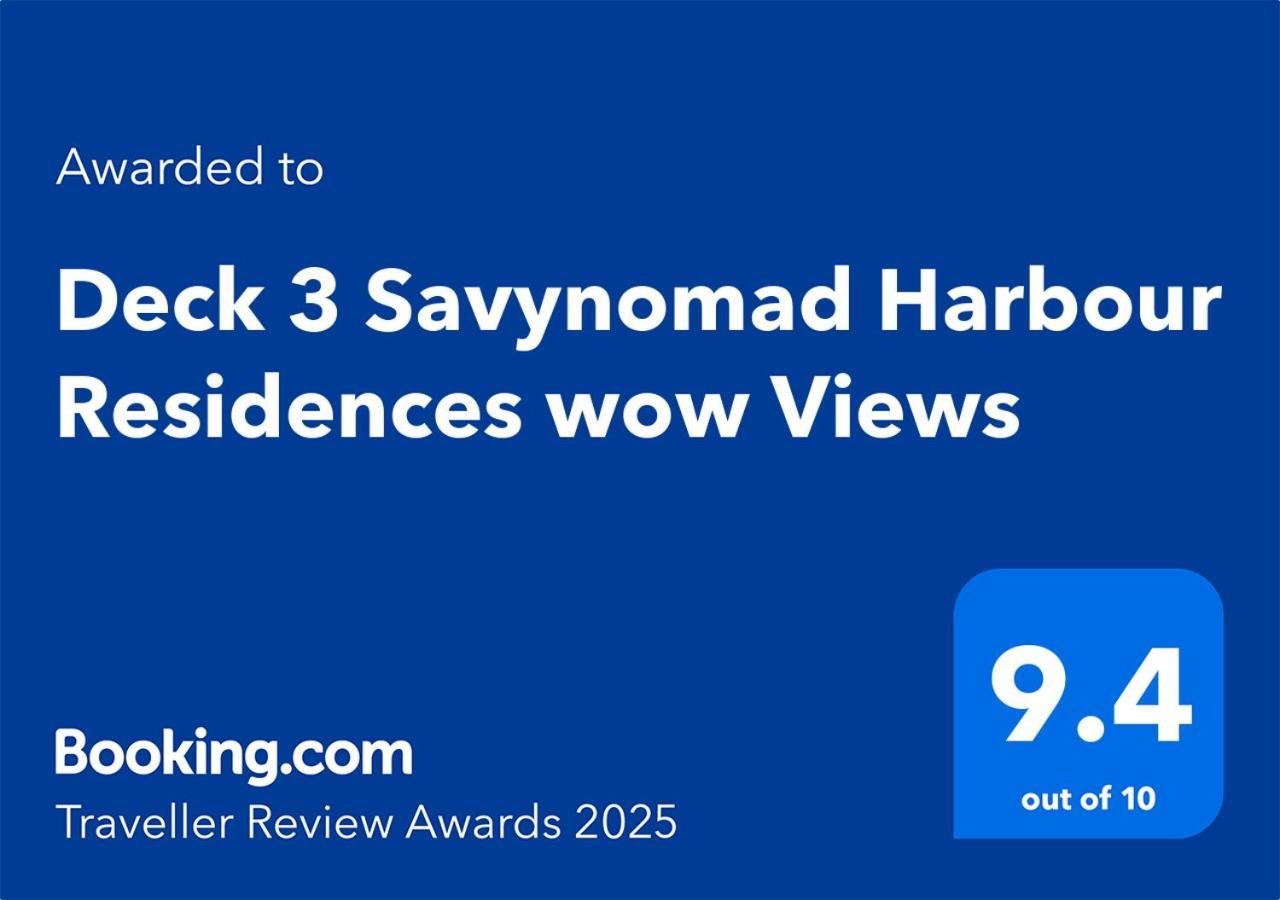 Deck 3 Savynomad Harbour Residences Wow Views Cospicua Exterior photo